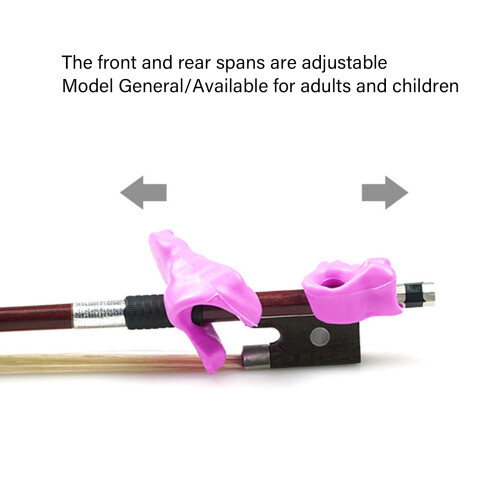 Violin Correction Postures Grip Bows-light purple little finger 1