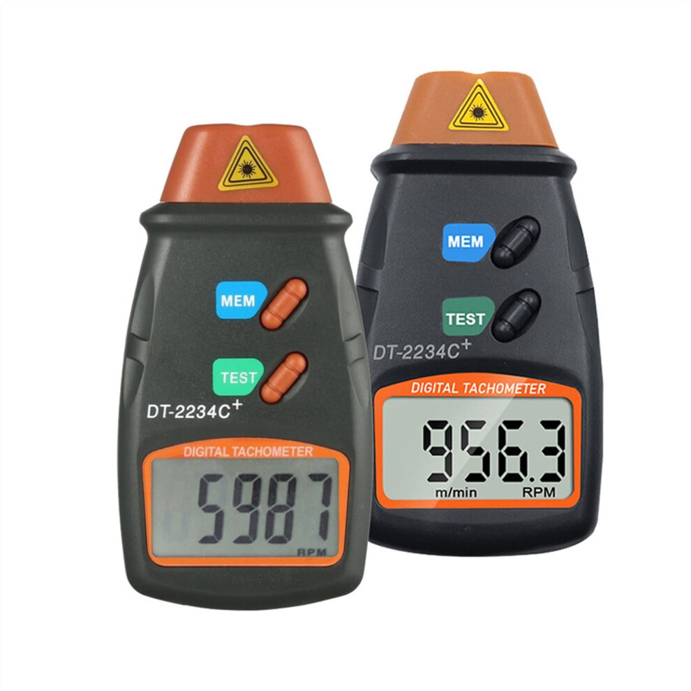 Digital Non-Contact Laser Photo Tachometer For Engine Rpm Measurement, Speed Gauge, And Precision Speed Testing 6447073477904