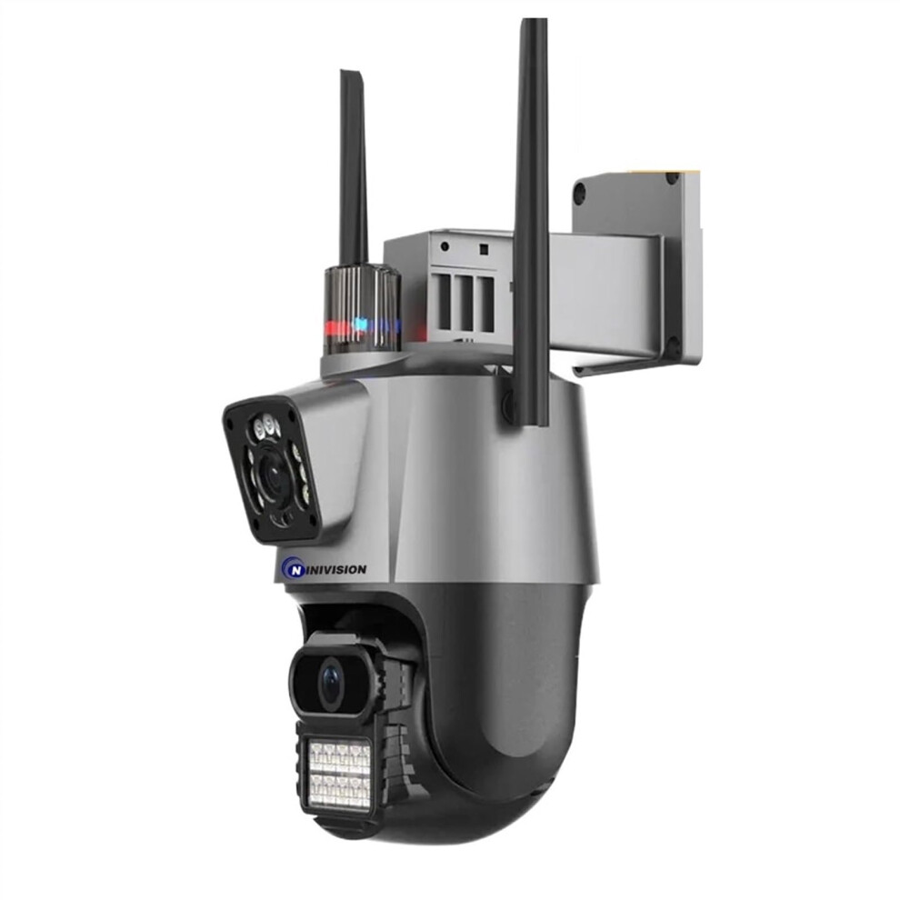 4K Ptz 360 Camera Dual Lens Auto Tracking Wireless Cctv Surveillance System With 8Mp Resolution And 32Gb Storage 9016109679727