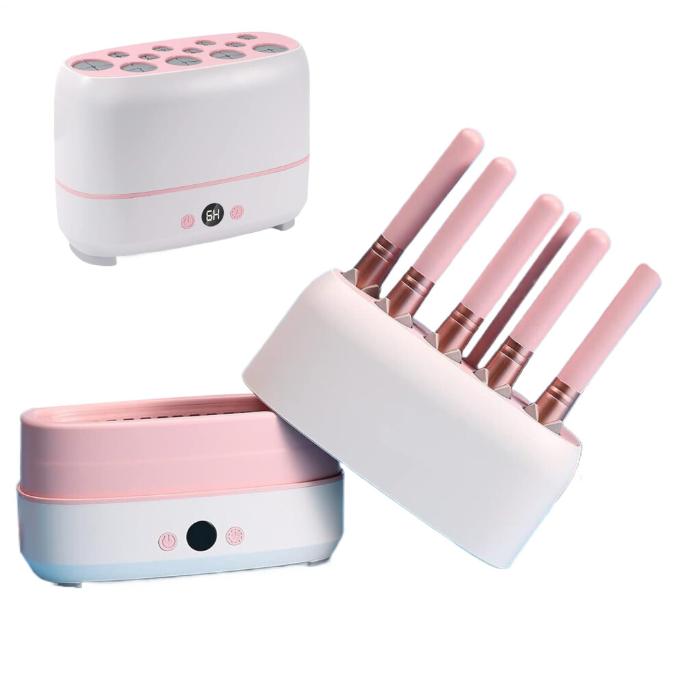 Makeup Brush Dryer - Electric USB Powder Puff Dryer for Sponges, Large Capacity, Protects Bristles, Home & Salon Use