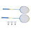 1 Pair Badminton Racket Set with 3 Nylon 2