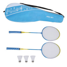 1 Pair Badminton Racket Set with 3 Nylon