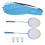 1 Pair Badminton Racket Set with 3 Nylon 1