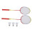 1 Pair Badminton Racket Set with 3 Nylon 2
