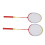 1 Pair Badminton Racket Set with 3 Nylon 3