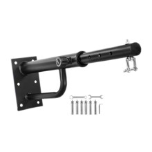 Adjustable Punch Bag Bracket Wall Mounted for Boxing Bags, Telescopic Design, Heavy-Duty Steel, Ideal for Office and Garage Use