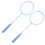 2 Player Badminton Set High Value Sponge Handle 10