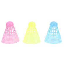 3Pcs LED Badminton Shuttlecocks Blue Yellow Pink