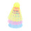3Pcs LED Badminton Shuttlecocks Blue Yellow Pink 10