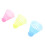 3Pcs LED Badminton Shuttlecocks Blue Yellow Pink 6