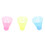 3Pcs LED Badminton Shuttlecocks Blue Yellow Pink 4