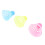3Pcs LED Badminton Shuttlecocks Blue Yellow Pink 9