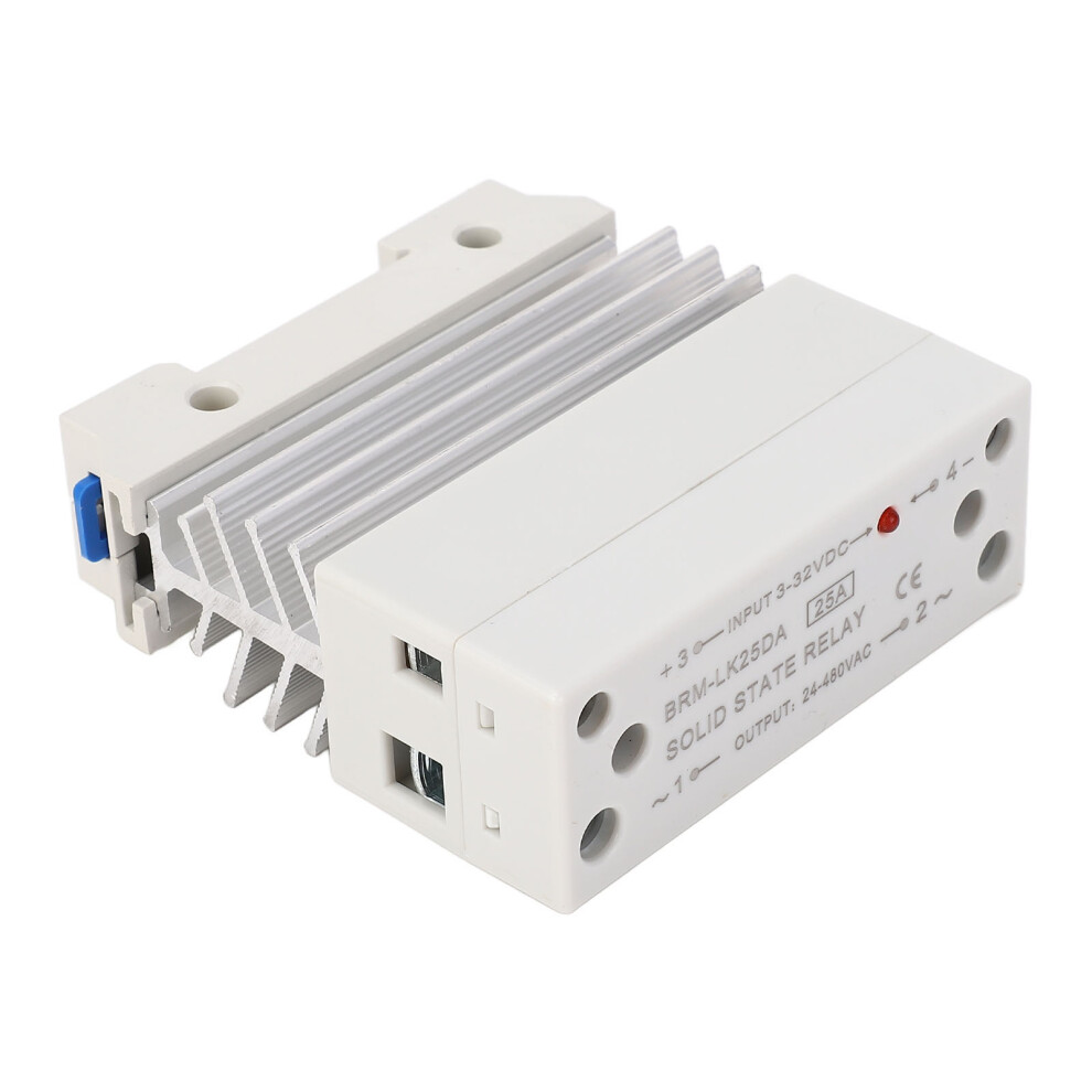 Dc To Ac 25A Solid State Relay 3-32Vdc Input, 24-480Vac Output 8321346722824