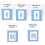 (White, 70*100cm) Solid Color Blanket, 1 Count Double Layer Soft Comfortable Throw Blanket without Pillowcase, Warm Napping Blanket for Home Office Travel 5