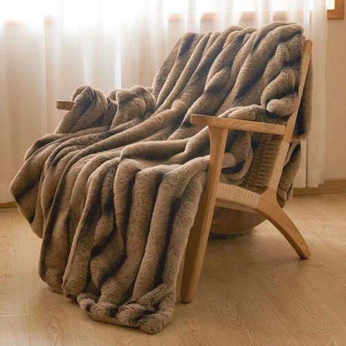 (White, 70*100cm) Solid Color Blanket, 1 Count Double Layer Soft Comfortable Throw Blanket without Pillowcase, Warm Napping Blanket for Home Office Travel 1