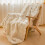 (White, 70*100cm) Solid Color Blanket, 1 Count Double Layer Soft Comfortable Throw Blanket without Pillowcase, Warm Napping Blanket for Home Office Travel 3