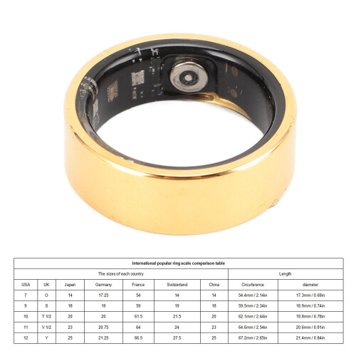 Gold 9 Smart-Ring Gesundheits-Tracker 20 mAh IP67 1