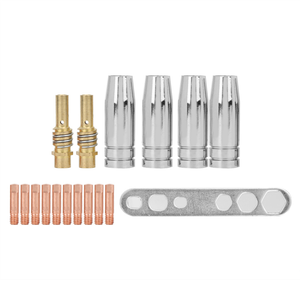 17pcs MB 15AK MIG Welding Torch Accessories