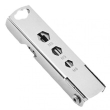 Keychain SIM Card Removal Tools SIM Card Tray Eject Pin/Screwdriver/Bottle Opener/Nail File 7 in 1 Tool for Home