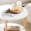 SoBuy Set van 2 Salontafels - Rubberhout - Wit 5