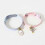 Cat Collar with Pendant, Safety Adjustable Cat Collars Set M Size 3