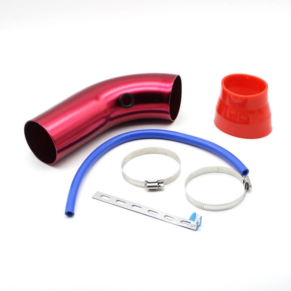 76Mm Car Cold Air Intake Kit Aluminum Tube, /Black Red/Blue/Silver 7891346733515