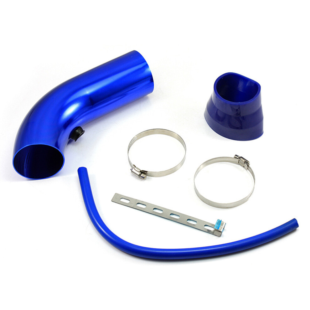 76Mm Aluminum Cold Air Intake Kit For Cars, /Black Red/Blue/Silver 6901346733567