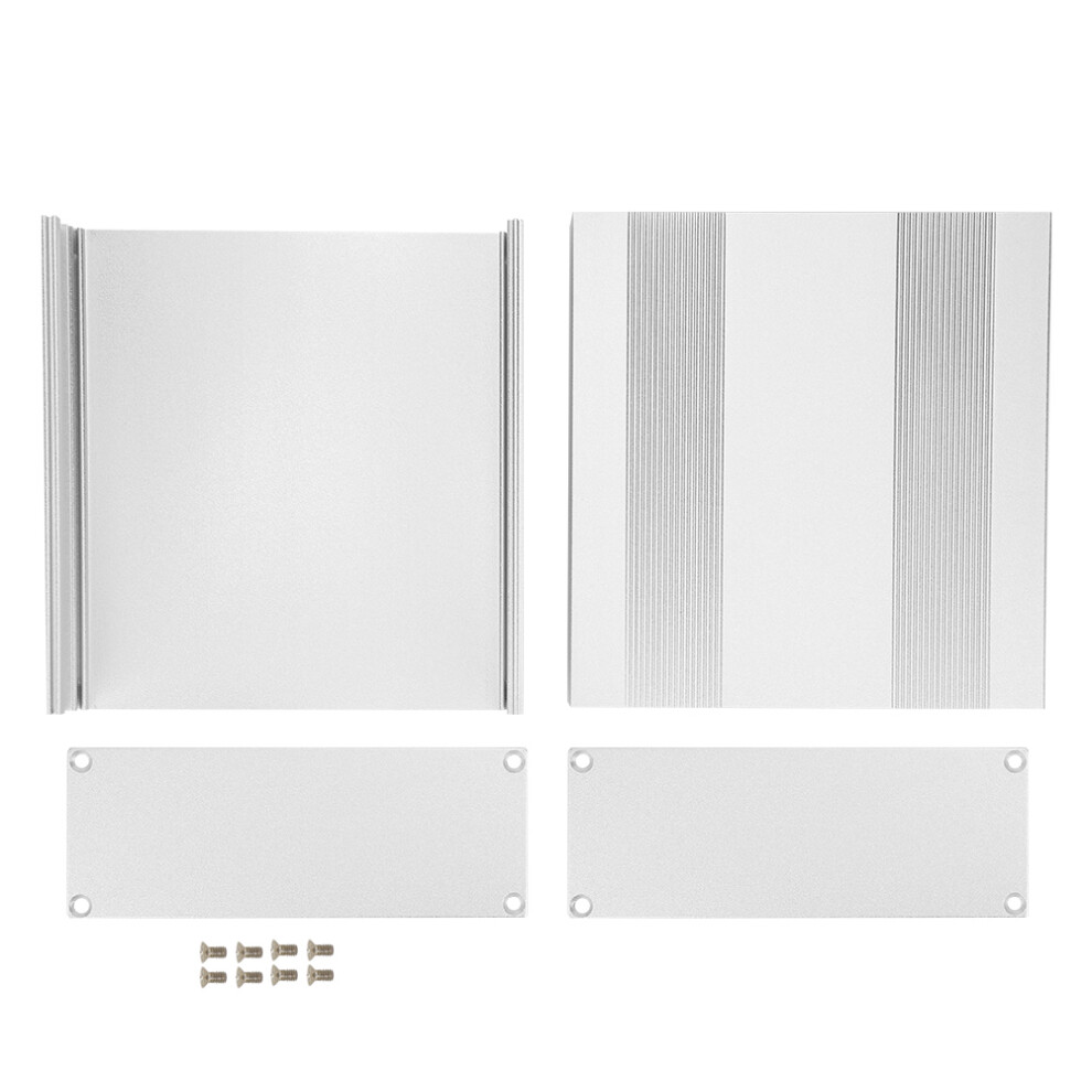 Aluminum Project Box Matte Split Type Diy Silver