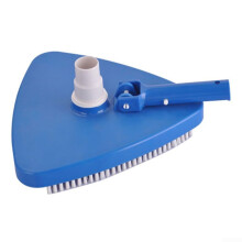 Pool Vacuum Cleaner Head, Triangular Design, Premium PP Material for In-Ground Pools, Compatible with Standard Hoses
