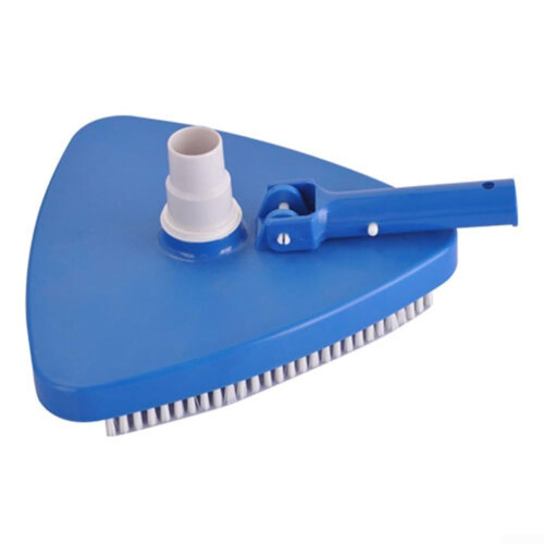 Pool Vacuum Cleaner Head, Triangular Design, Premium PP Material for In-Ground Pools, Compatible with Standard Hoses