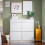Dulap pantofi SoBuy alb 98x19x95cm 2