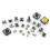 25 Values Tactile Push Button Switch Micro-Momentary Tact Assortment Kit Mini Leaf Switch SMD DIP 1