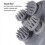 (Silver) Massager Devices Women Men Scrub Device Electronic Scalp 3