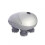 (Silver) Massager Devices Women Men Scrub Device Electronic Scalp 2