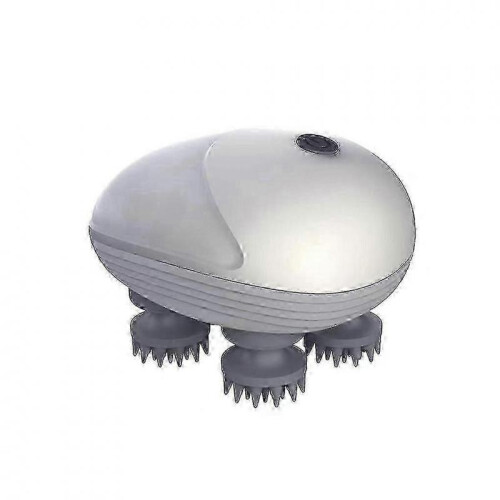 (Silver) Massager Devices Women Men Scrub Device Electronic Scalp 1