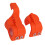 2Pcs Motorcycle Front Fork Shoe Cover Lower Fork 8