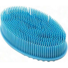 2024 2 Pcs Silicone Exfoliating Body Brush for Shower - Soft Bristles, Gentle Massage for Smooth Skin - Blue