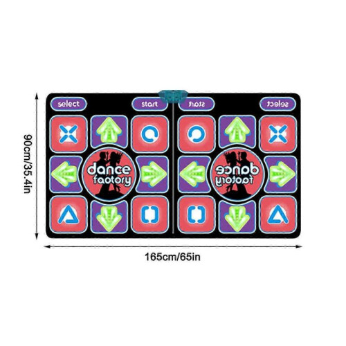 Luminous Dancing Mat Computer TV-use Running Game Somatosensory Double Wireless 2