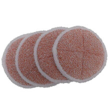 4 Packs Heavy Scrub Mop Pads Replacement for Bissell Spinwave 2039a 2124 Powered Hard Floor Mop