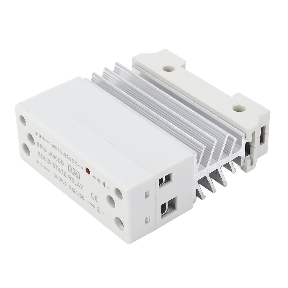 Reliable 40A DC SSR Relay with Quick DIN Rail Mounting and Heat Sink-image-OPC-PKCBTHQ-NEW