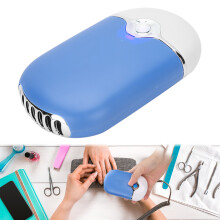 USB Nagelkunst Ventilator Trockner 400mAh, Blau, Tragbar & Schnelle Lufttrocknung