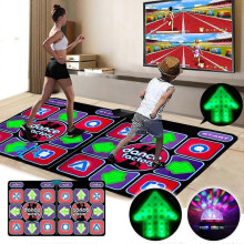 Luminous Dancing Mat Computer TV-use Running Game Somatosensory Double Wireless
