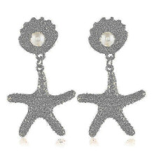 Boho Starfish Shell Earrings Star Gold Dangle Women Beach Ocean Summer Jewelry Gift