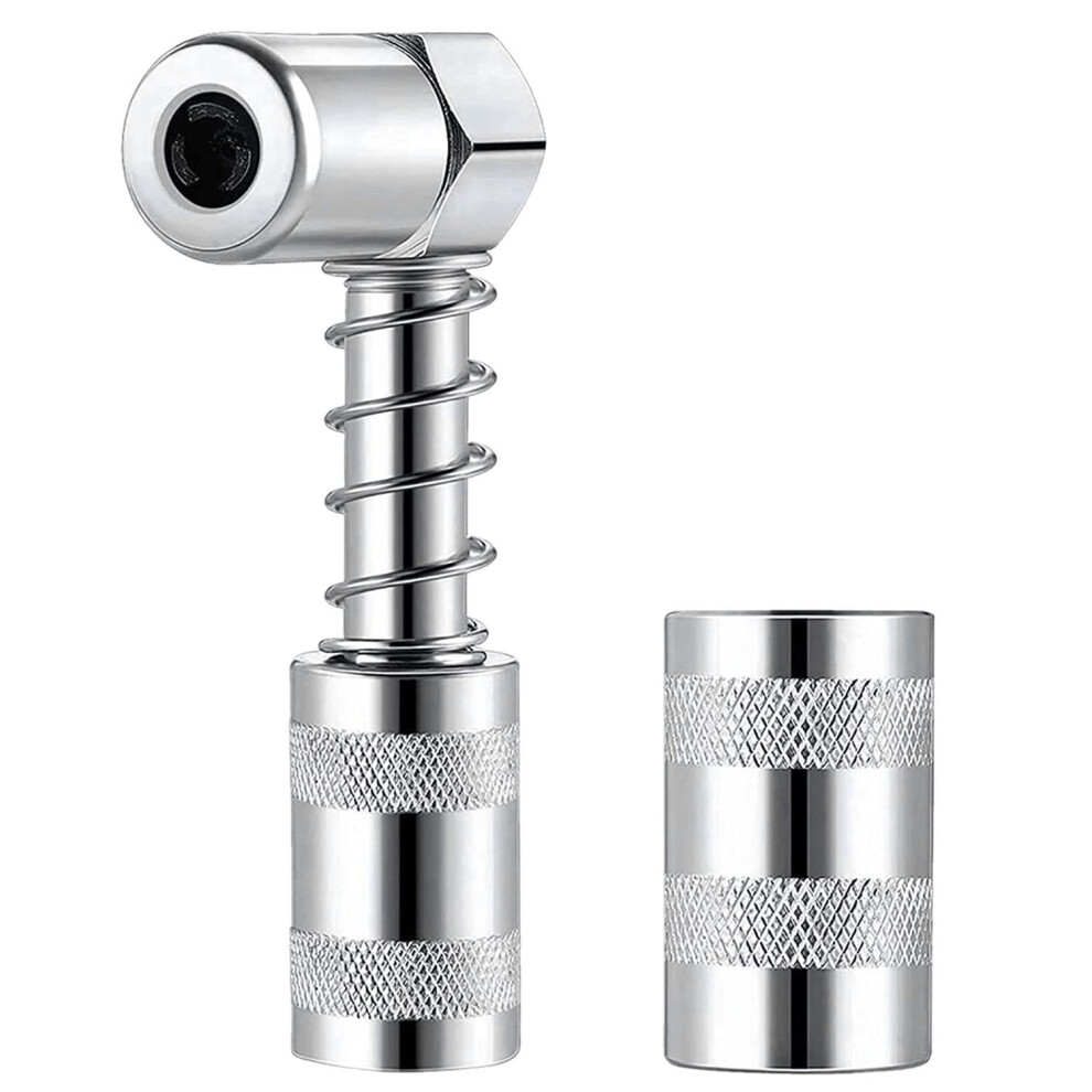 Grease Nozzle Adapter Coupler With Sleeve - 3-Piece Grease Tool Set For Standard Grease Guns And Fittings 6038364161871