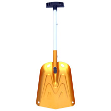 Snow Shovel Detachable Aluminium Alloy Car Snow Shovel with Bright Gold Color Handle Portable for Easy Use