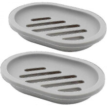 2-piece Soap Box with Drain Pipe, Soap Holder, Soap Liquid, Easy To Clean, Dry