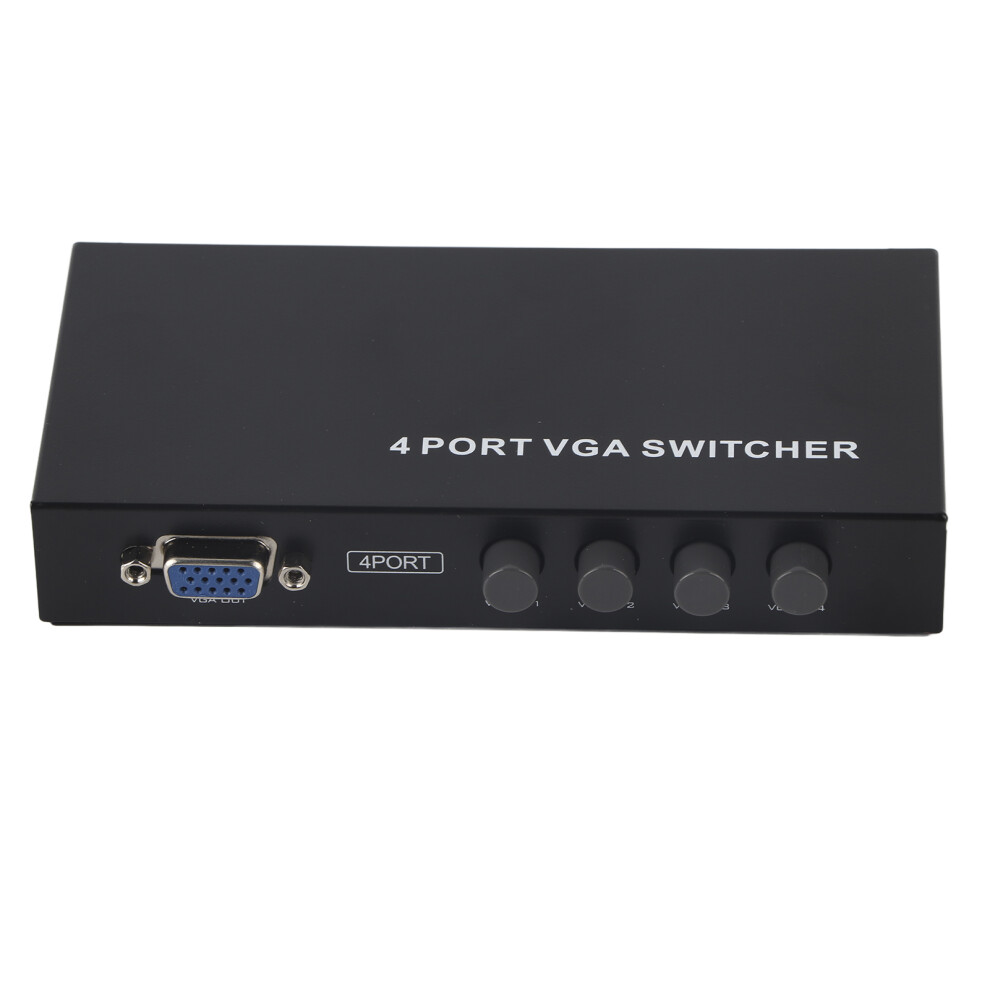 4 Port Vga Switcher Svga Monitor Sharing Switch 8320539920276