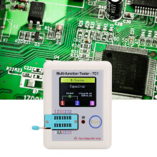tragbarer LCR‑TC1 Transistortester mit 1,8 Zoll TFT-Bildschirm für Kondensatoren & Dioden