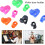 Silicone Violin Bows Grip Corrector Finger Training Tool-Black 3