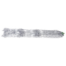 Outdoor Basketball Targets Net Standard Braided-silver color